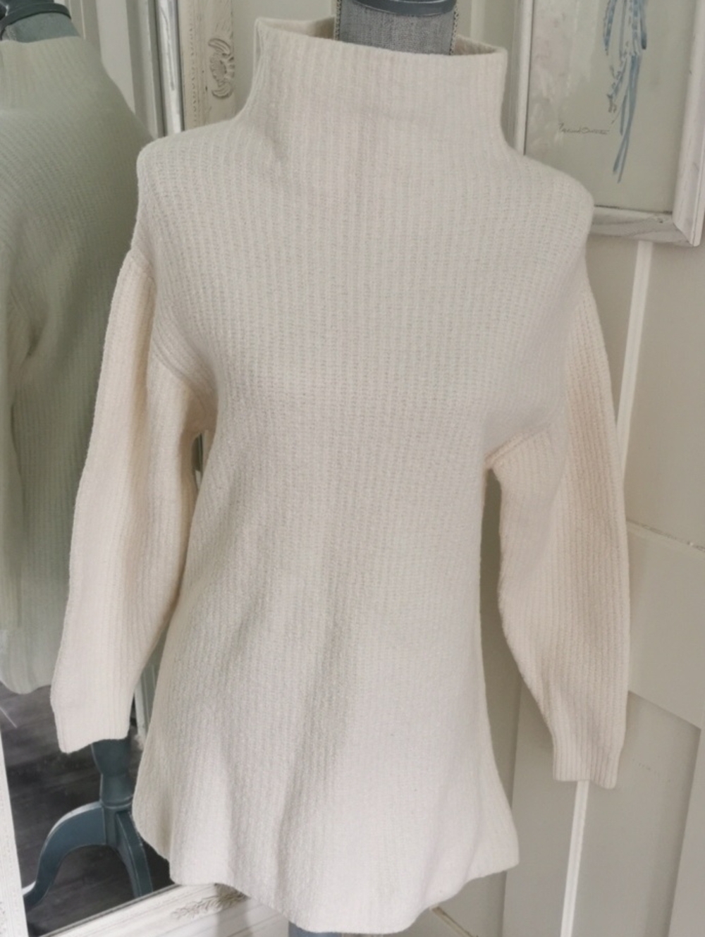 Womens Wilfred Montpellier Mockneck Merino Wool Sweater. M